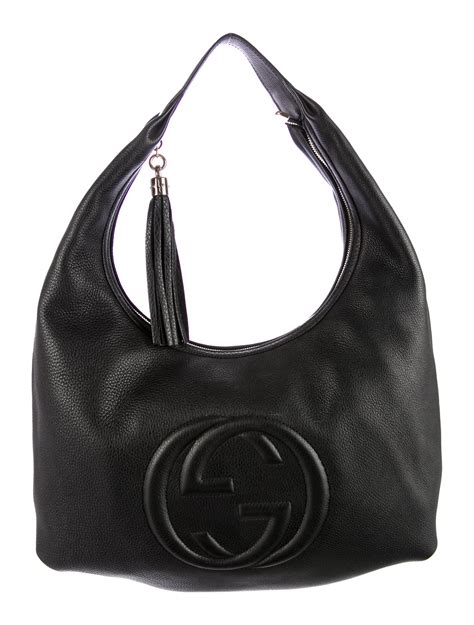 gucci soho hobo handbag|gucci hobo cloth handbag.